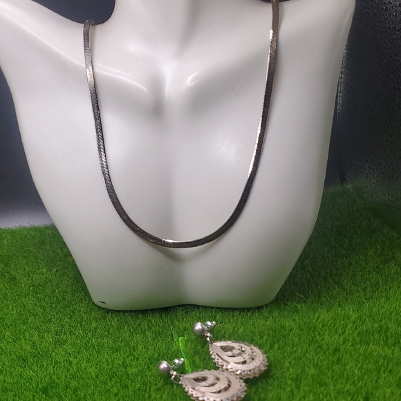 Gold Filled Necklace And Earring Set P2 - Picture 1 of 4